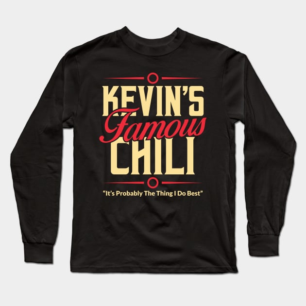 Kevin Malone's Famous Chili Long Sleeve T-Shirt by Oswaldland